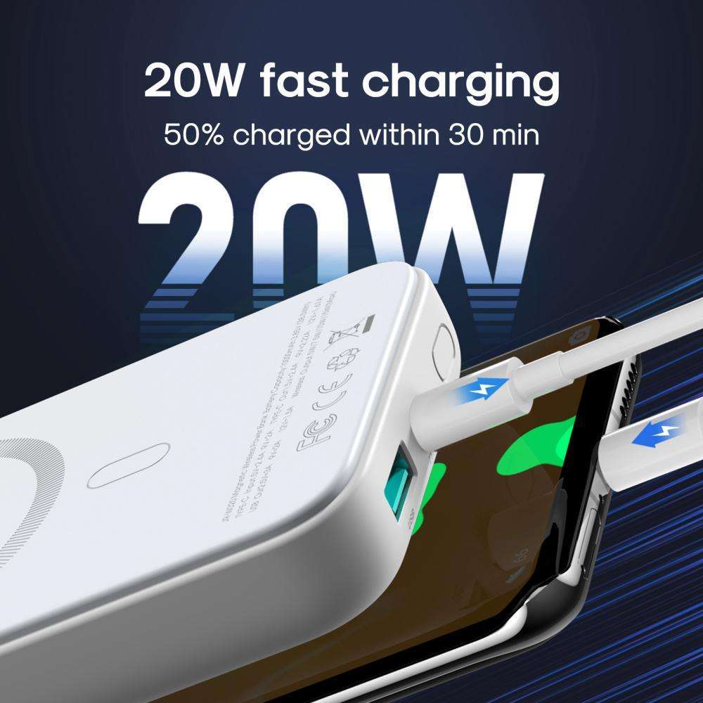 Joyroom Jr W020 10000Mah 20W Magnetic Wireless Mini Power Bank