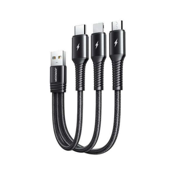 Joyroom 3 in 1 charging cable 0.15m micro type c lightning (S 01530G9) 4