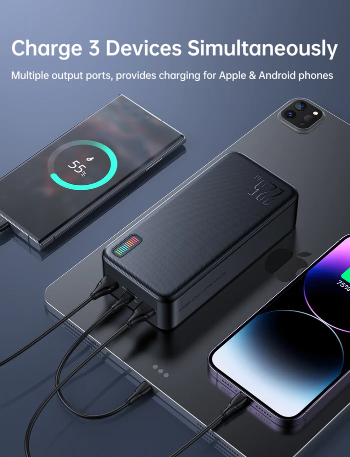 Joyroom Jr Qp196 30000Mah 22 5W Fast Charging Power Bank 3