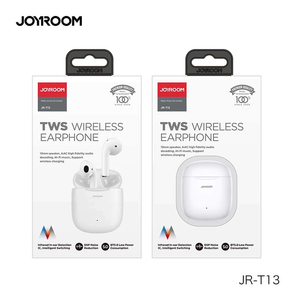 Joyroom Jr T13 True Wireless Earbuds – White Color2