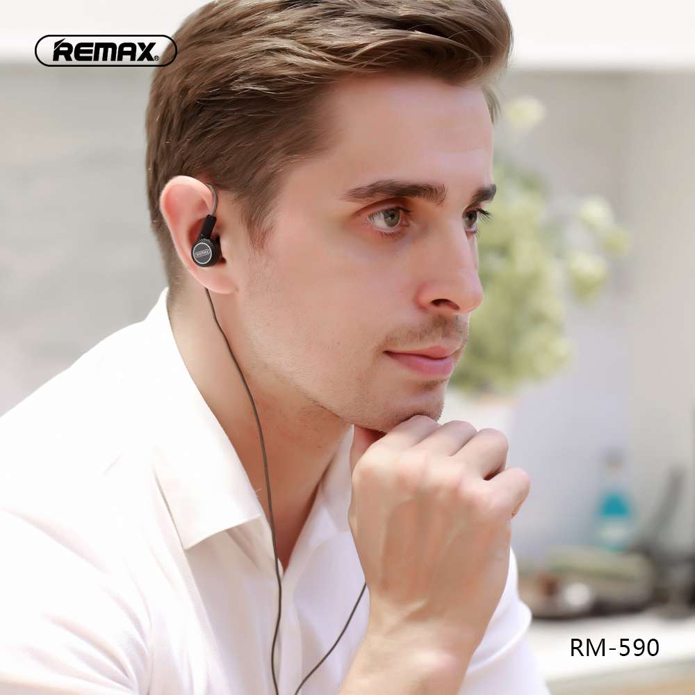 Remax Earhook Earphone Rm 590