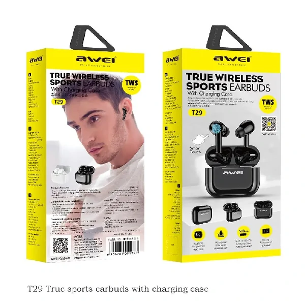 Awei T29 True Tws Wireless Earbuds D