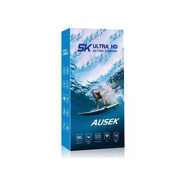 Ausek At M40R 5K Waterproof Action Camera C