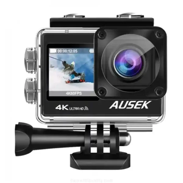 Ausek AT Q60TR 4K Action Camera Combo Pack