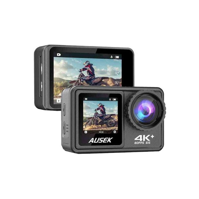 Ausek At Q60Tr 4K Action Camera Combo Pack A