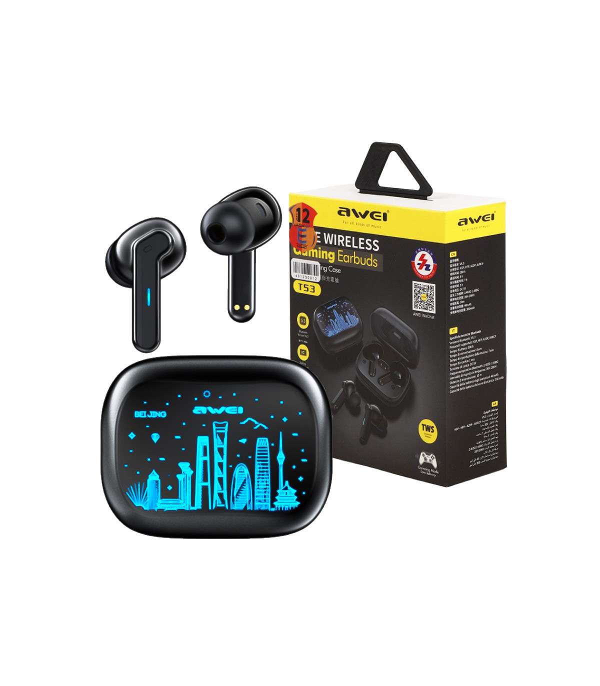 Awei T53 Anc True Wireless Earbuds F