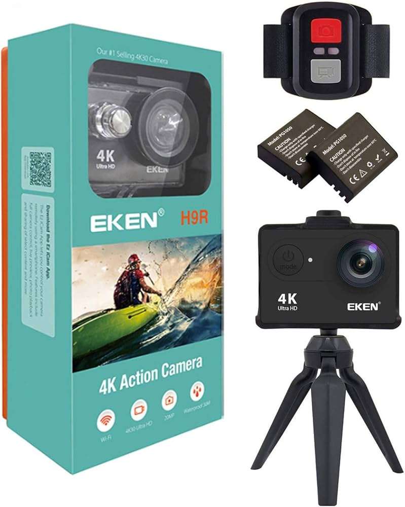 Eken H9R Action Camera With Accessories A