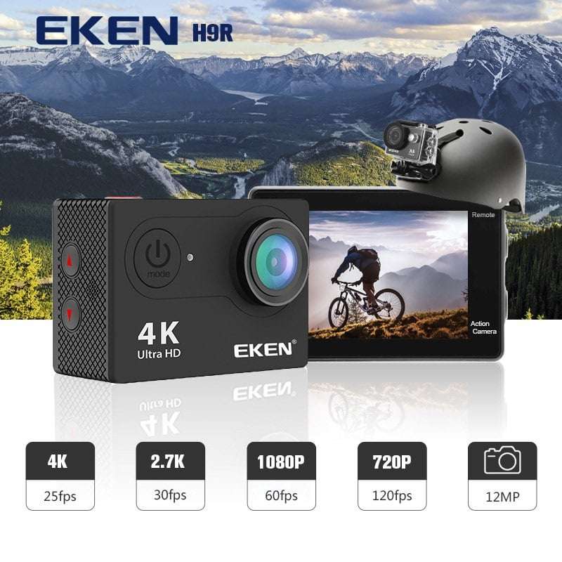 Eken H9R Action Camera With Accessories C