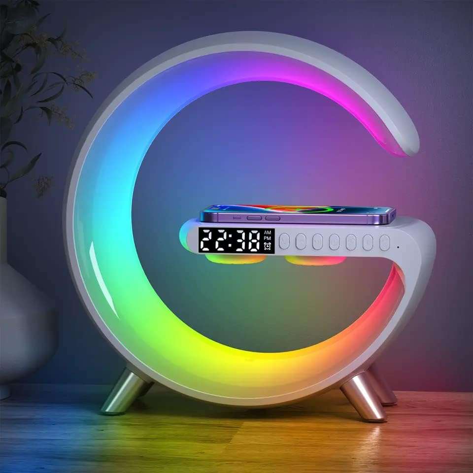 G63 Atmosphere Rgb Light Bluetooth Speaker With Wireless Charging C