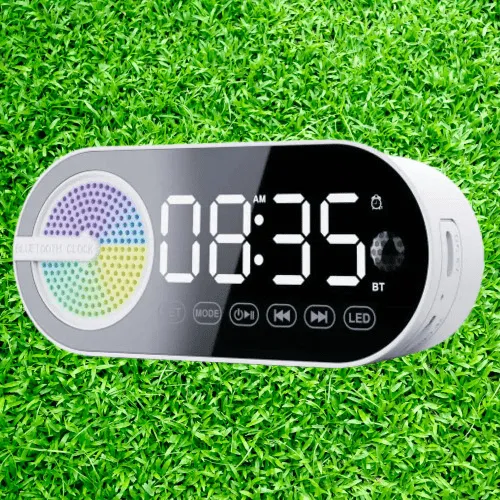 Geeoo SP 85 Alarm Clock With Bluetooth Speaker d