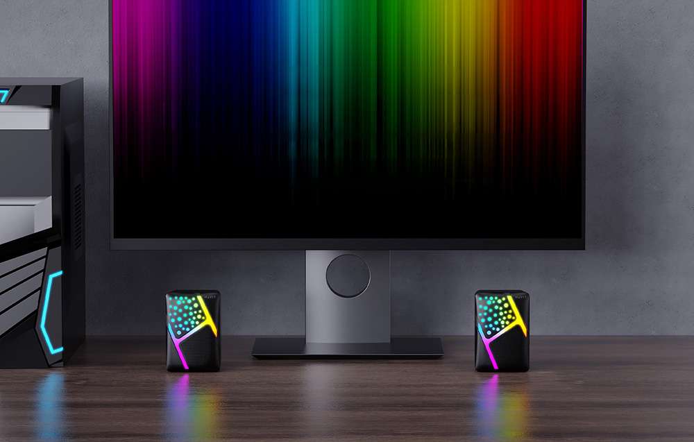 Havit Sk763 2 0 Rgb Gaming Usb Speaker D