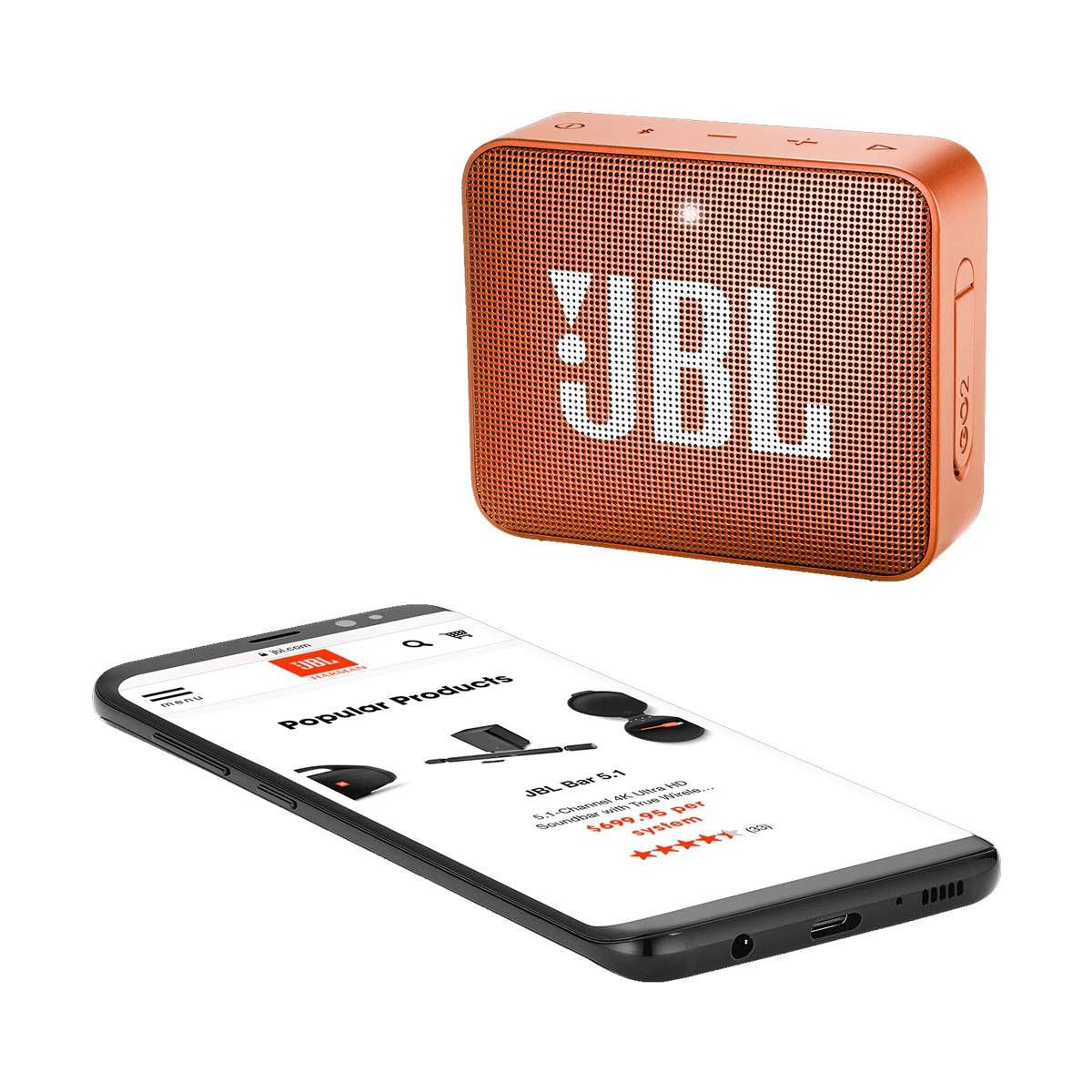 Jbl Go 2 Portable Bluetooth Speaker C