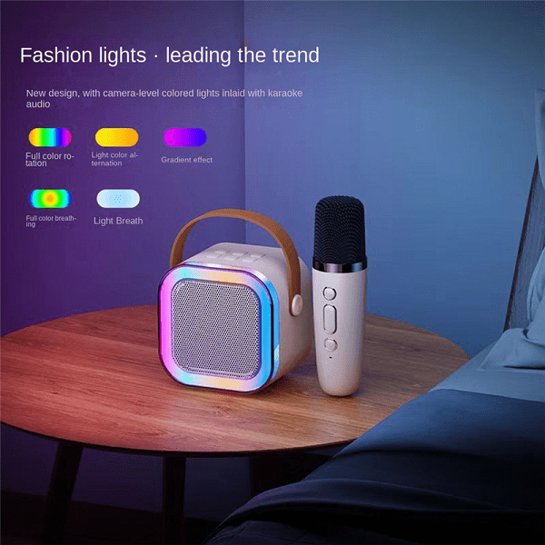 K12 Portable Karaoke Bluetooth Speaker With Microphone A