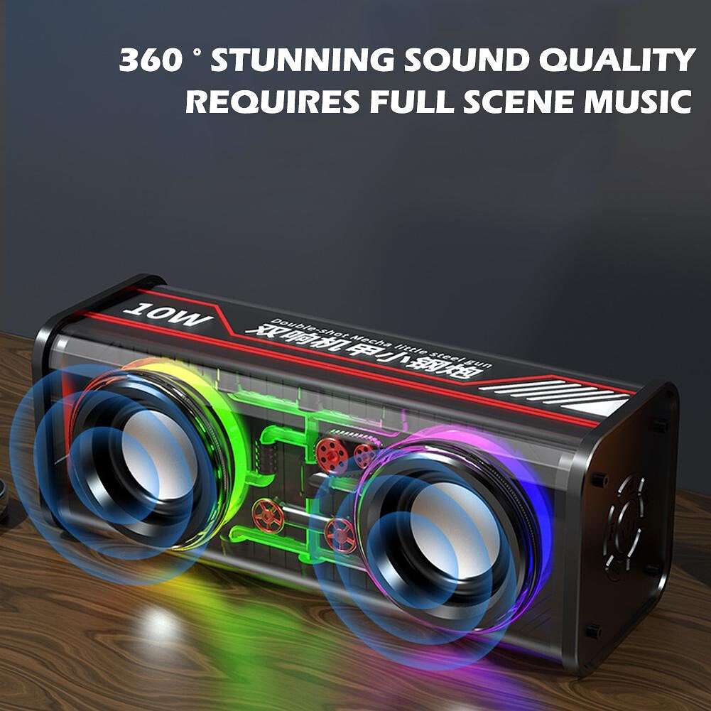 Mecha A88 10W Transparent Dual Bluetooth Speaker E