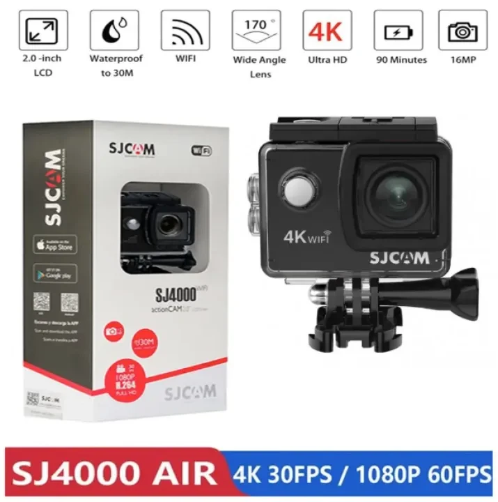 Sjcam Sj4000 Air 4K Wifi Waterproof Action Camera A