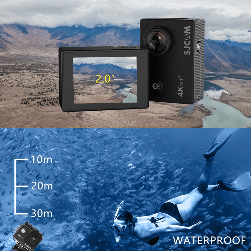 Sjcam Sj4000 Air 4K Wifi Waterproof Action Camera C