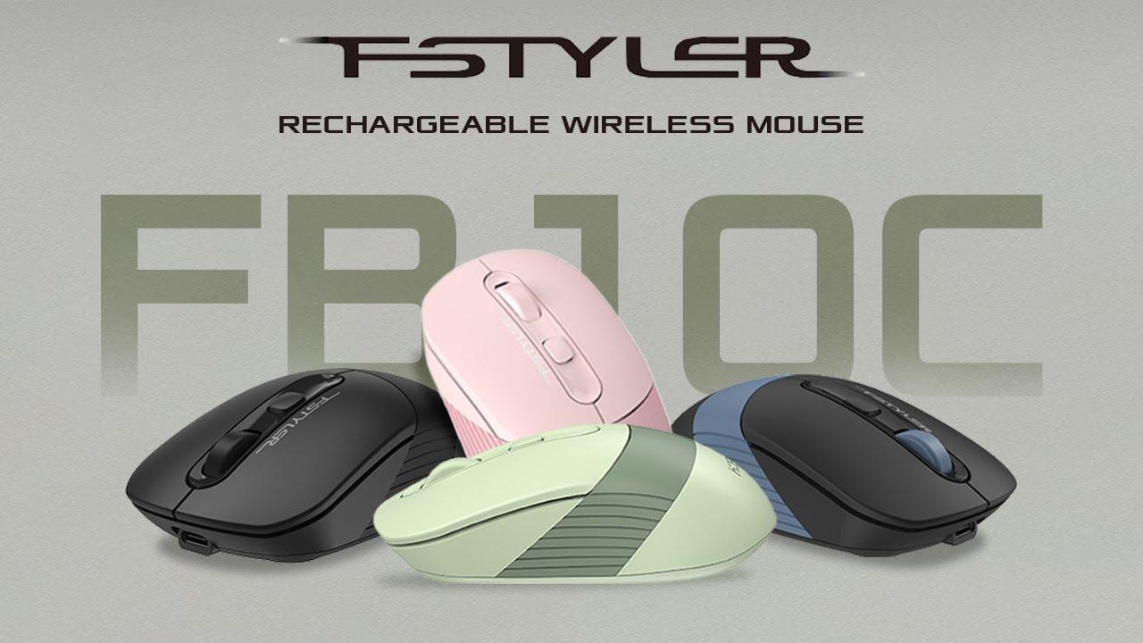 A4Tech Fstyler Fb10Cs Silent Multimode Rechargeable Wireless Mouse C