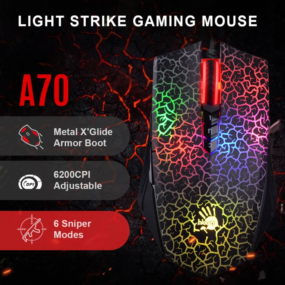 A4Tech Bloody A70 Light Strike Gaming Mouse D