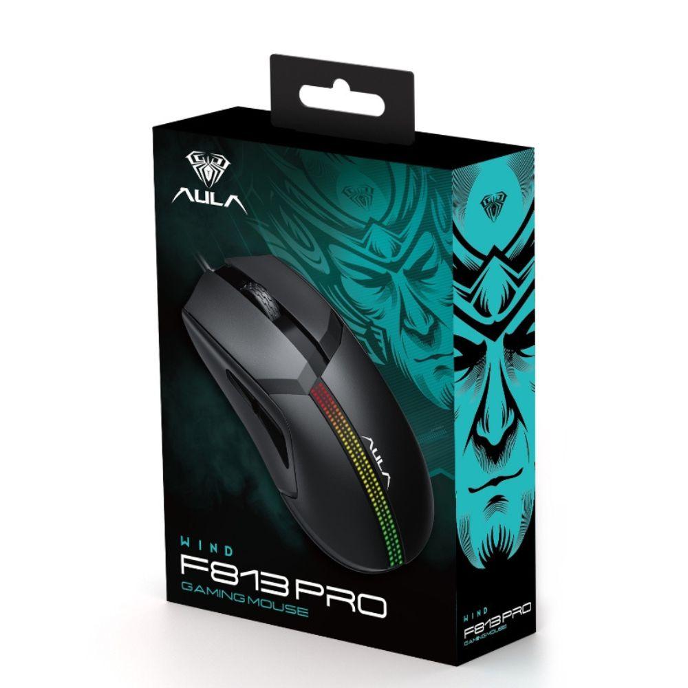 Aula F813 Pro Colorful Light Effects Gaming Mouse B