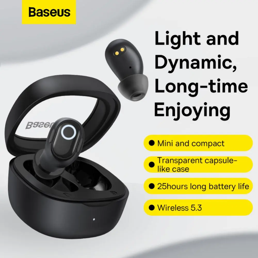 Baseus Bowei Wm02 True Wireless Earphone A