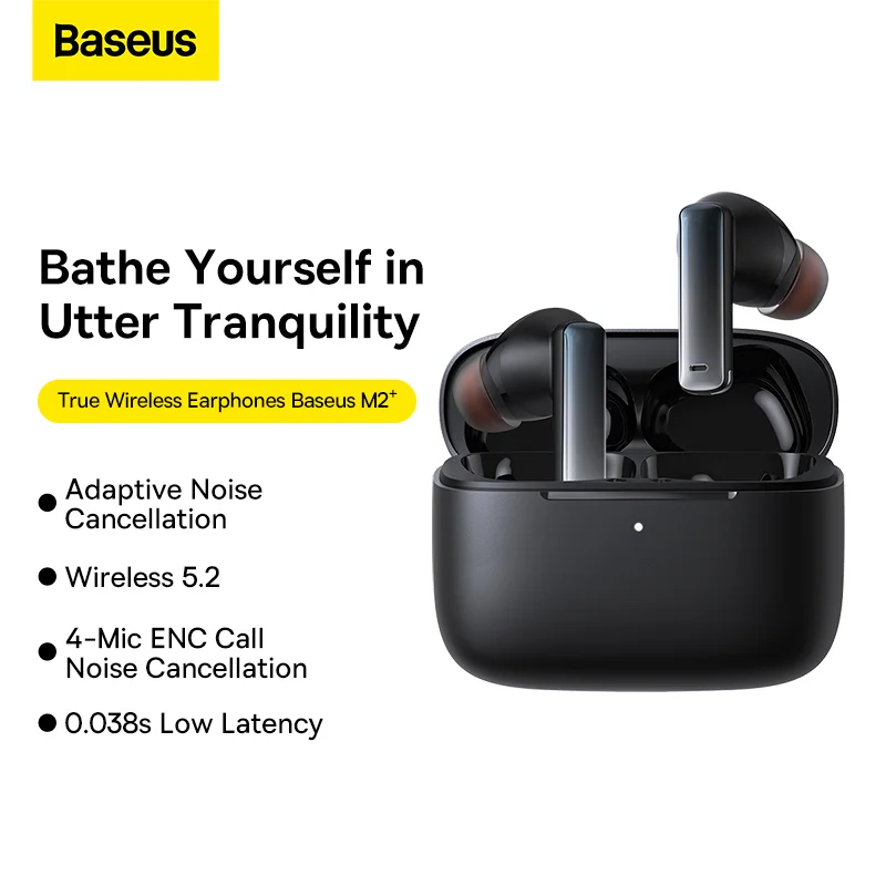 Baseus Bowie M2 Anc True Wireless Earbuds B