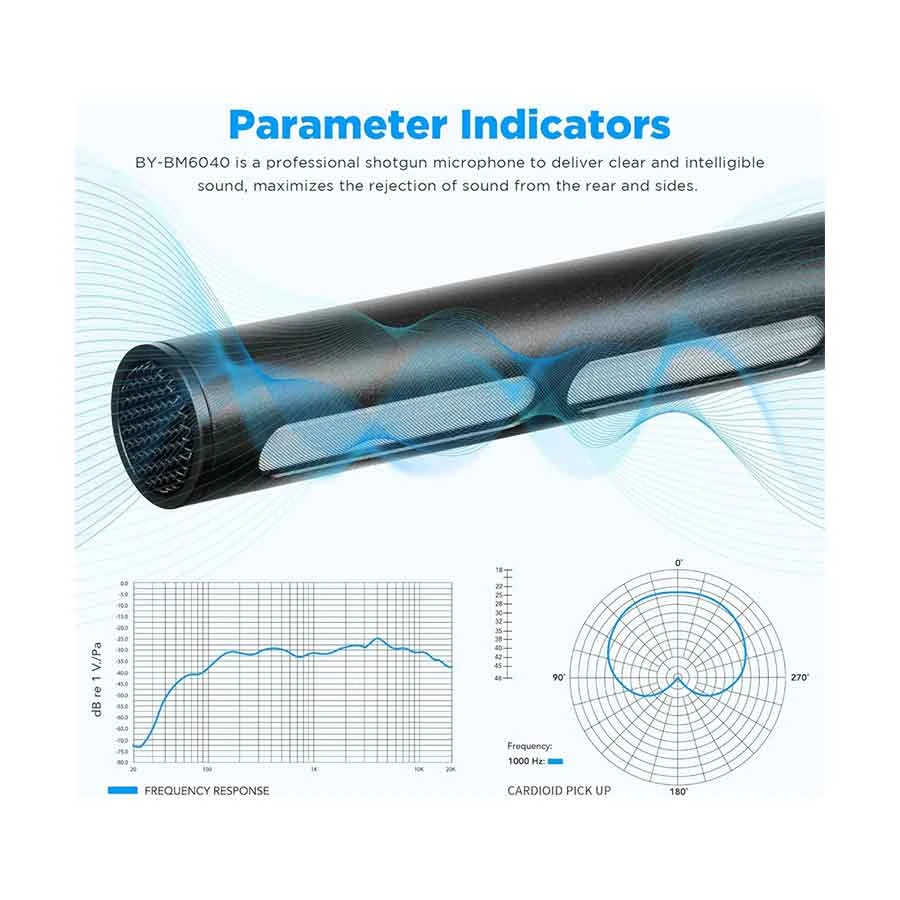 Boya By Bm6040 Cardioid Shotgun Microphone C