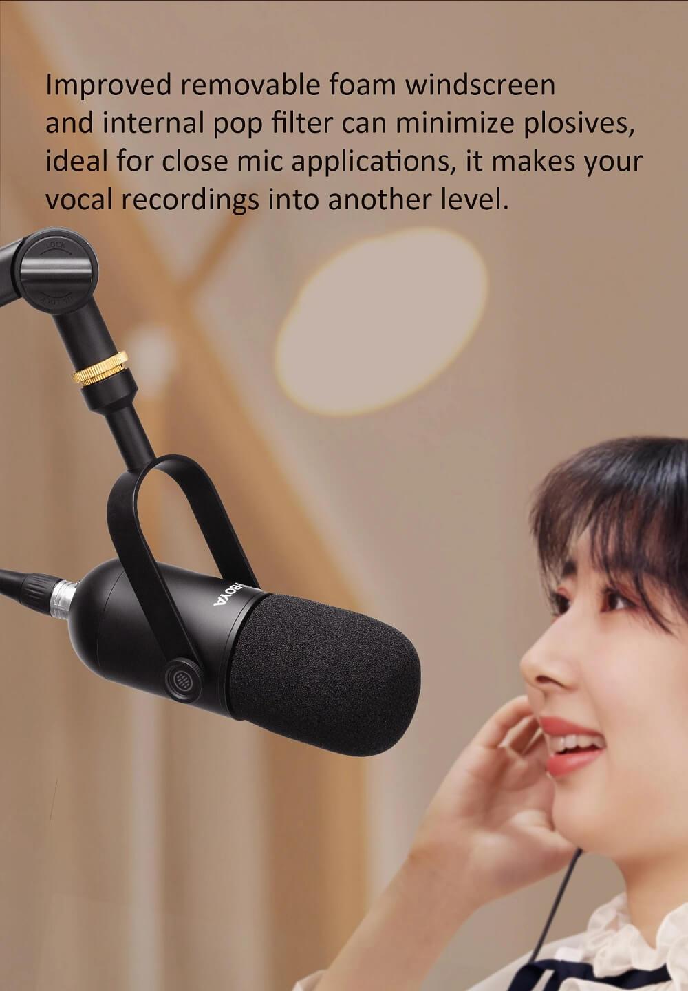 Boya By Dm500 Dynamic Studio Microphone C