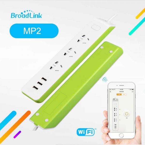 Broadlink Mp2 Wifi Enabled Smart Power Strip With 3 Usb Port A