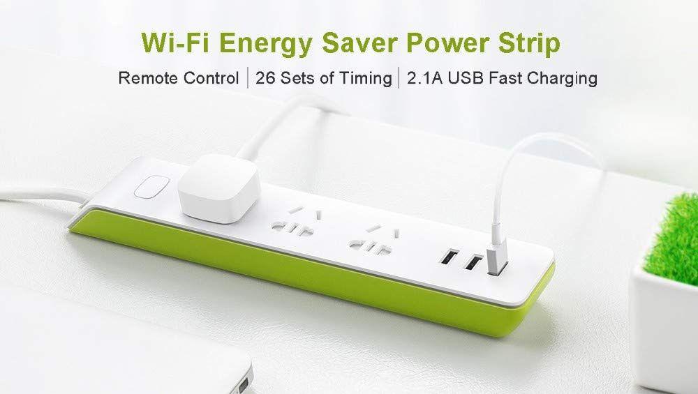 Broadlink Mp2 Wifi Enabled Smart Power Strip With 3 Usb Port B