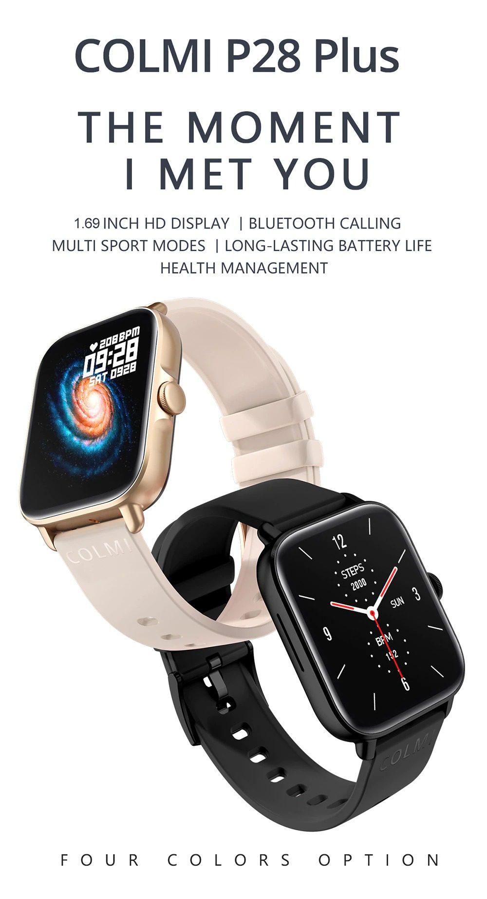 Colmi P28 Plus Bluetooth Calling Smart Watch D