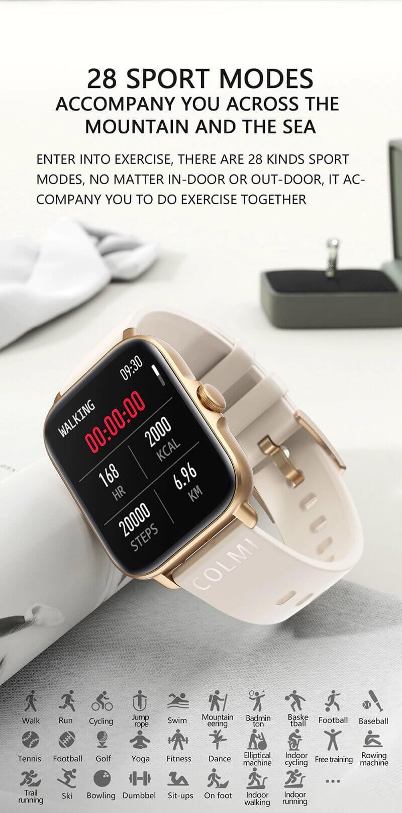 Colmi P28 Plus Bluetooth Calling Smart Watch E