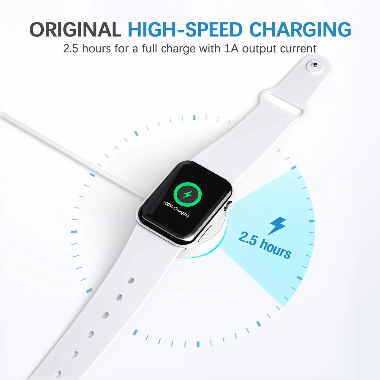 Charging Cable Cord Compatible With Apple Watch – 1M A