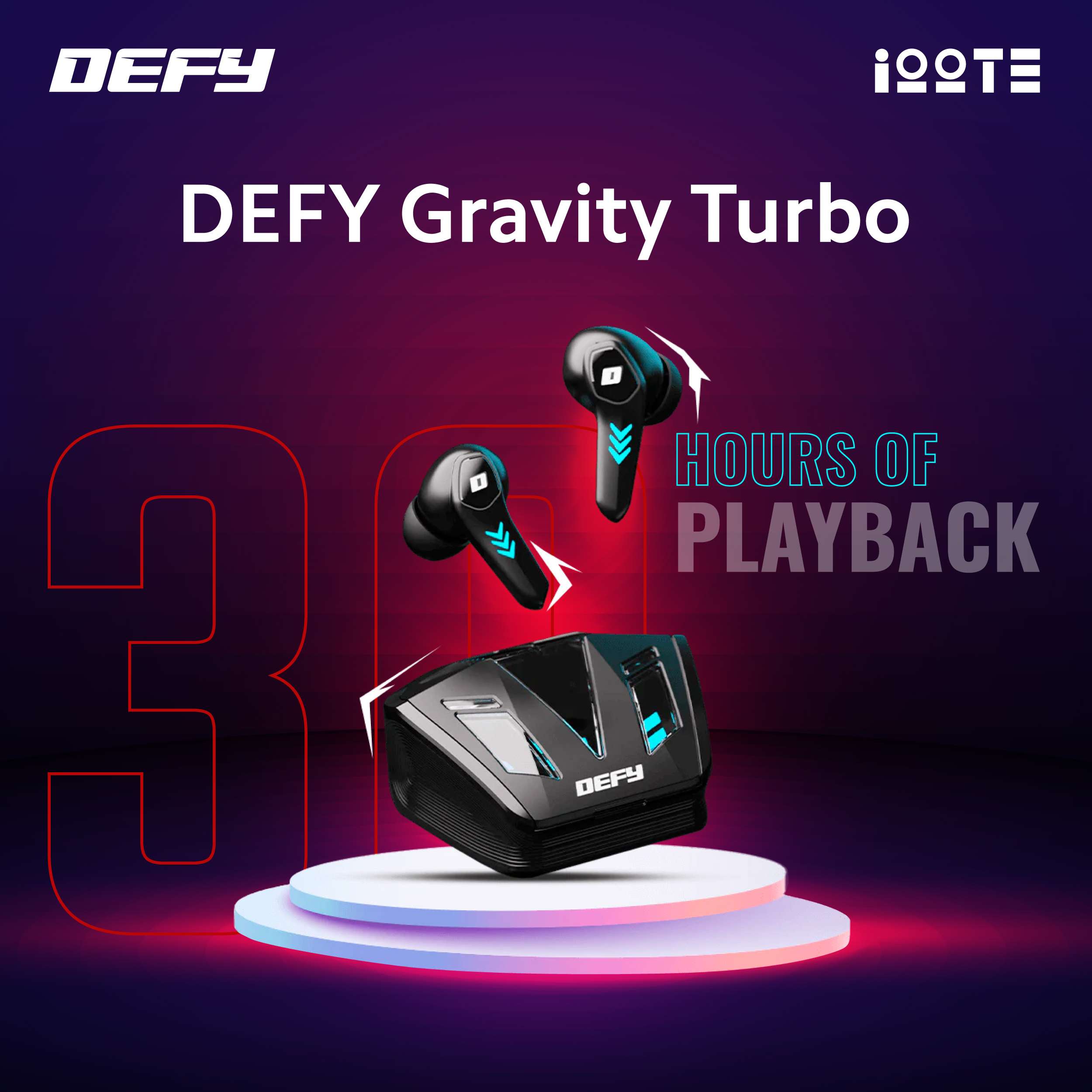 Defy Gravity Turbo With Low Latency True Wireless Gaming Earbuds A