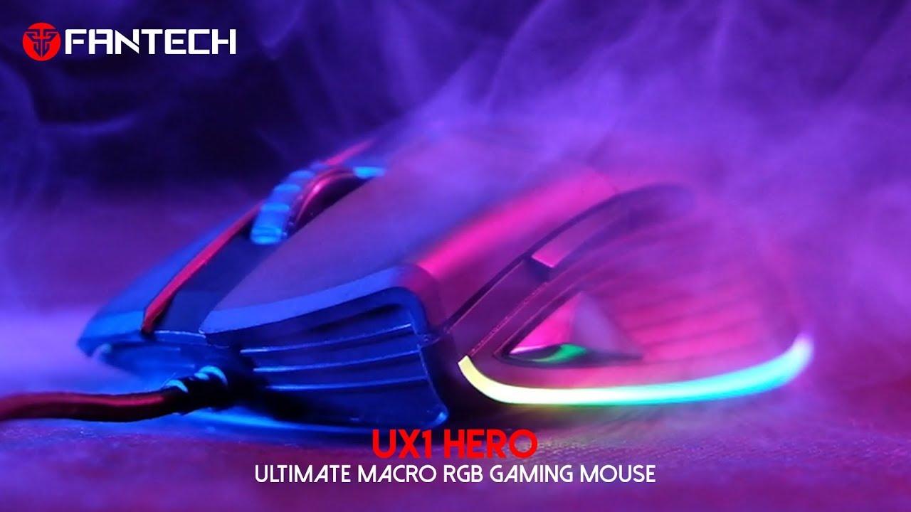 Fantech Ux1 Hero Ultimate Macro Rgb Gaming Mouse B