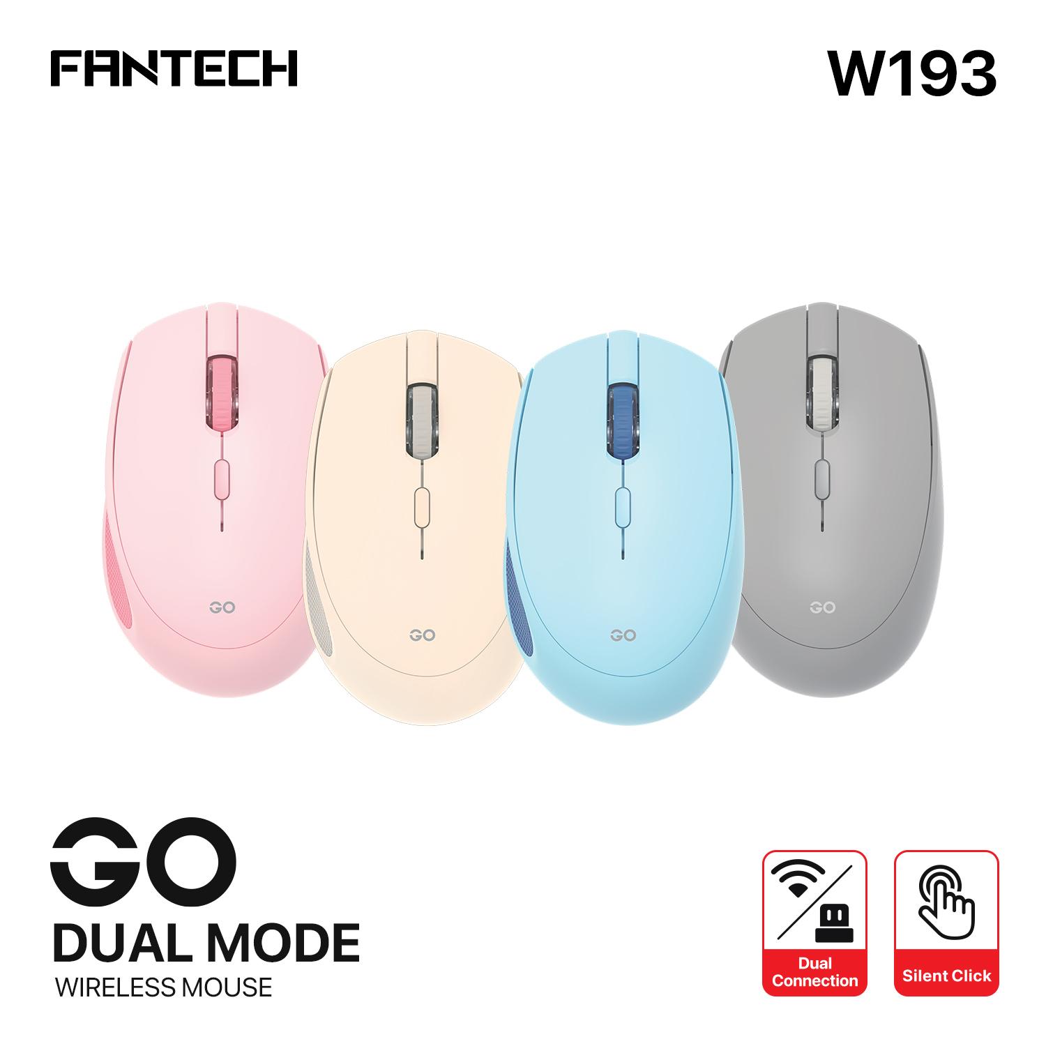 Fantech Go W193 Silent Bluetooth Dual Mode Optical Mouse A