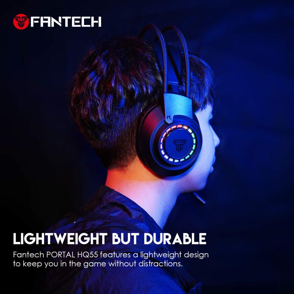 Fantech Hq55 Portal Rgb Wired Gaming Headphone D