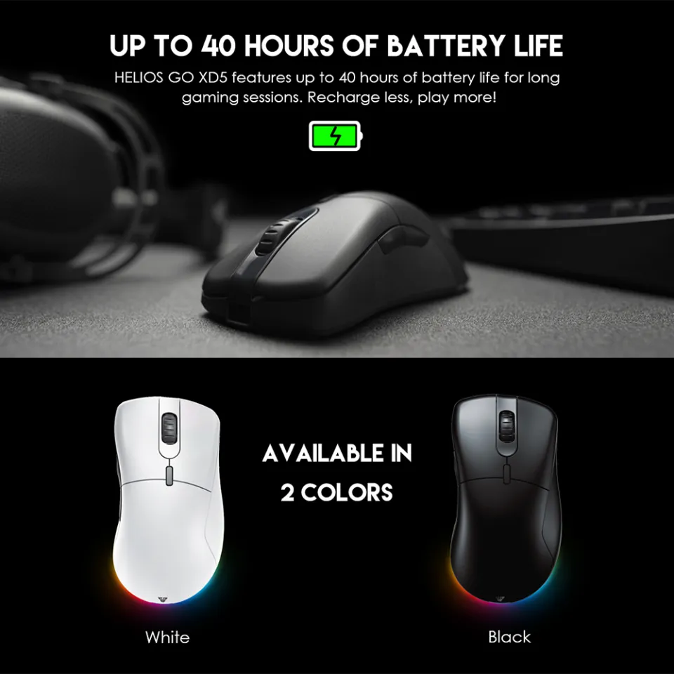 Fantech Helios Go Xd5 Usb Type C Wireless Rgb Gaming Mouse D