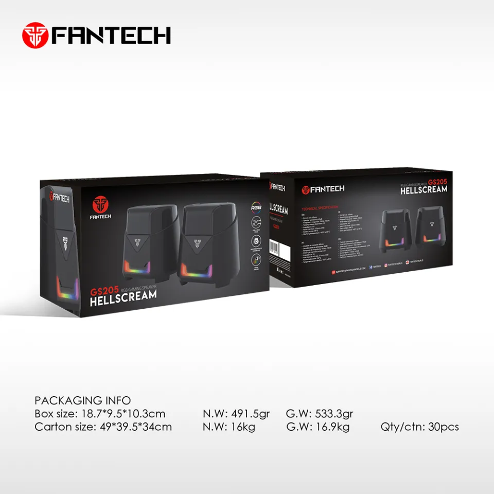 Fantech Hellscream Gs202 Rgb Mobile Gaming &Amp; Music Speaker C