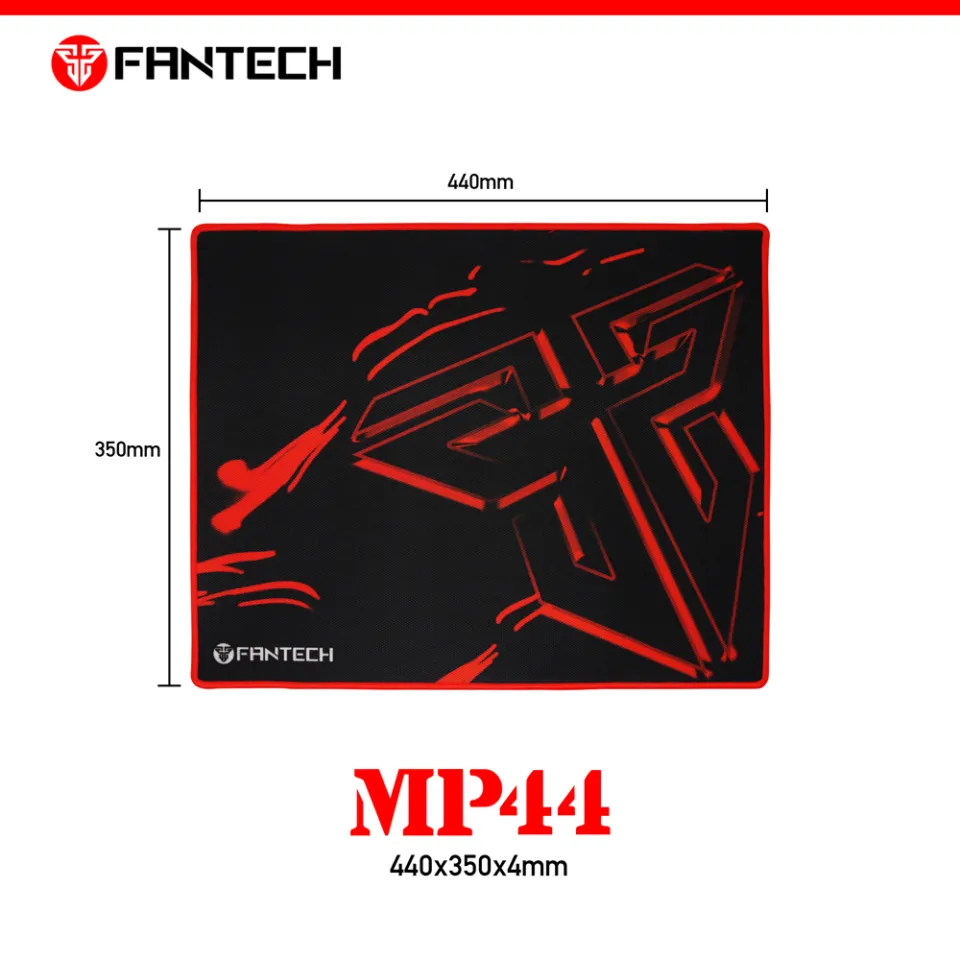 Fantech Mp44 Black &Amp; Red Gaming Mouse Pad B