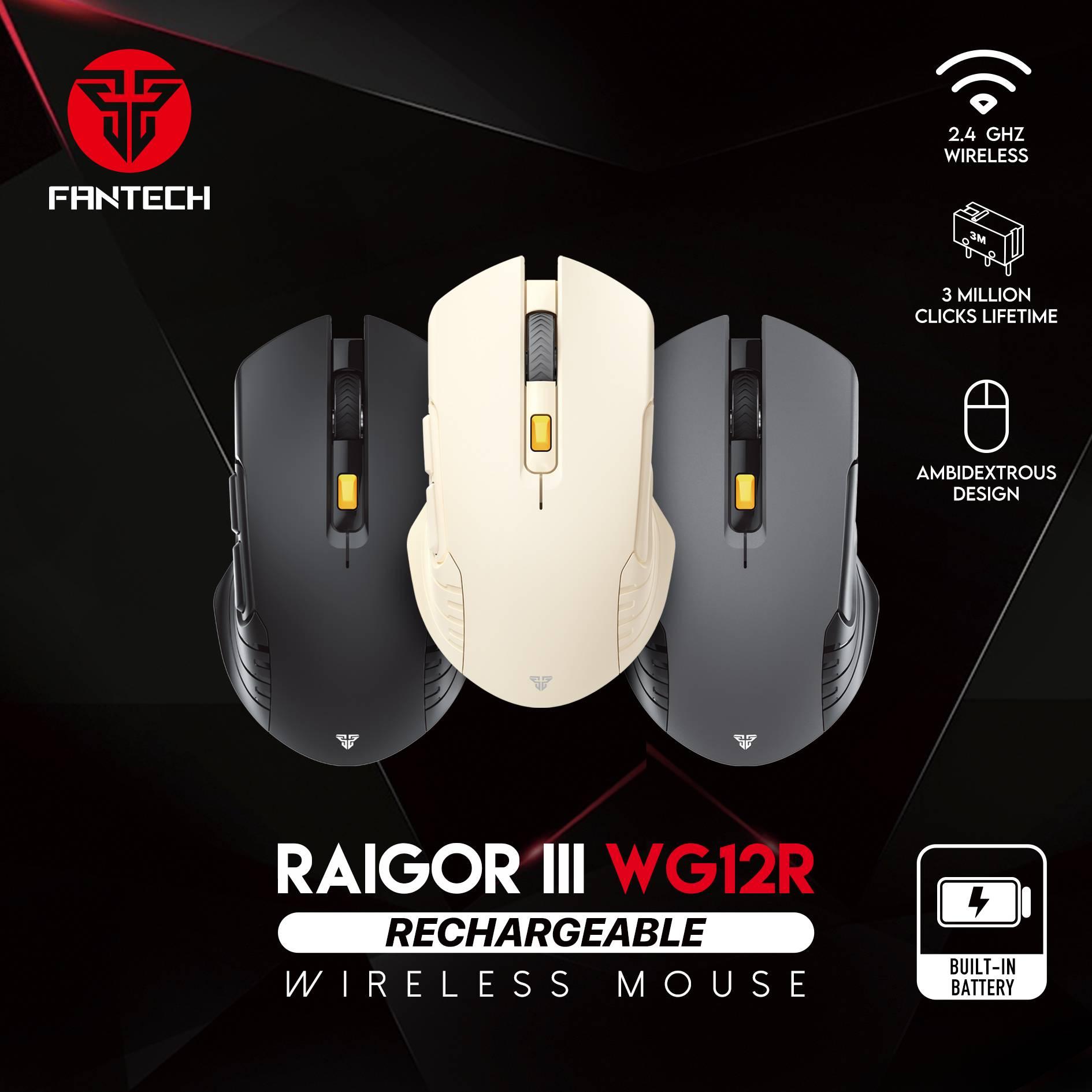 Fantech Raigor Iii Wg12R Rechargeable Gaming Mouse B