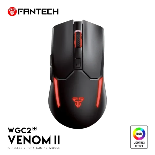 Fantech VENOM II WGC2+ RGB Wireless Gaming Mouse a