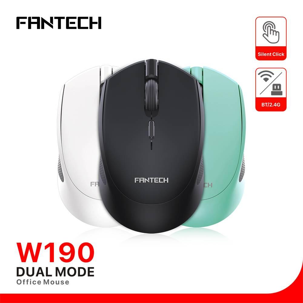 Fantech W190 Dual Mode 2 4Ghz Bluetooth Wireless Mouse Space Edition B