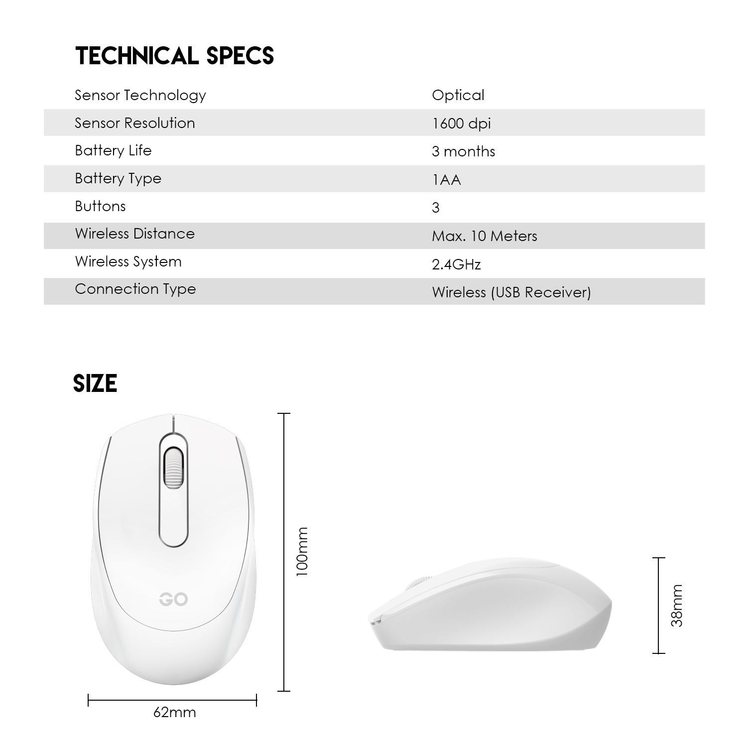 Fantech W603 Go Wireless Mouse B