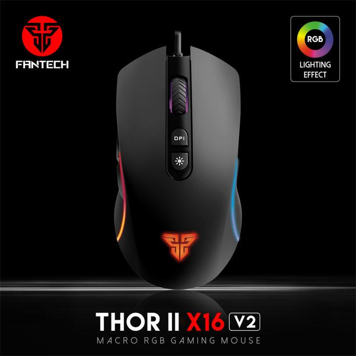 Fantech X16 V2 Thor Ii 6 Button Rgb Usb Gaming Mouse A