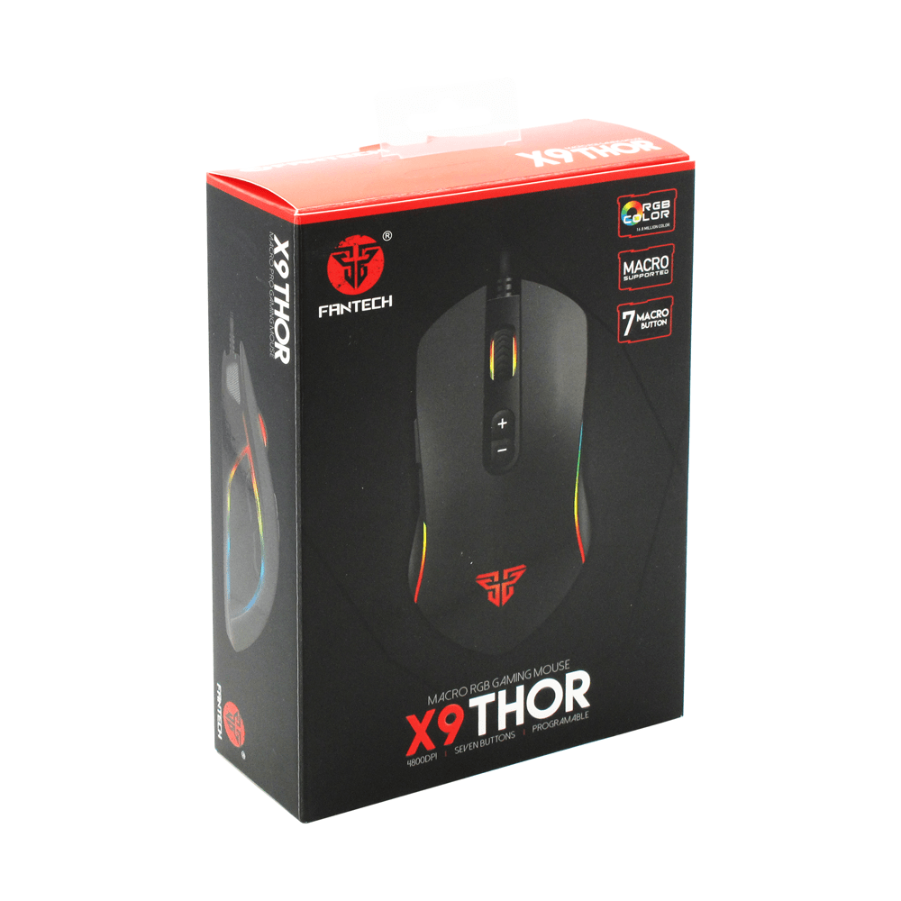 Fantech X9 Thor Macro Rgb Gaming Mouse E