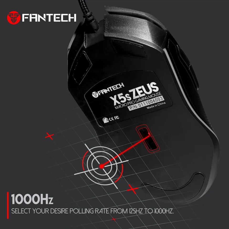 Fantech Zeus X5S Macro Programmable Gaming Mouse D