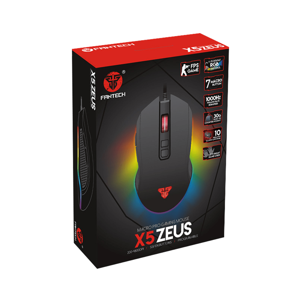 Fantech Zeus X5S Macro Programmable Gaming Mouse G