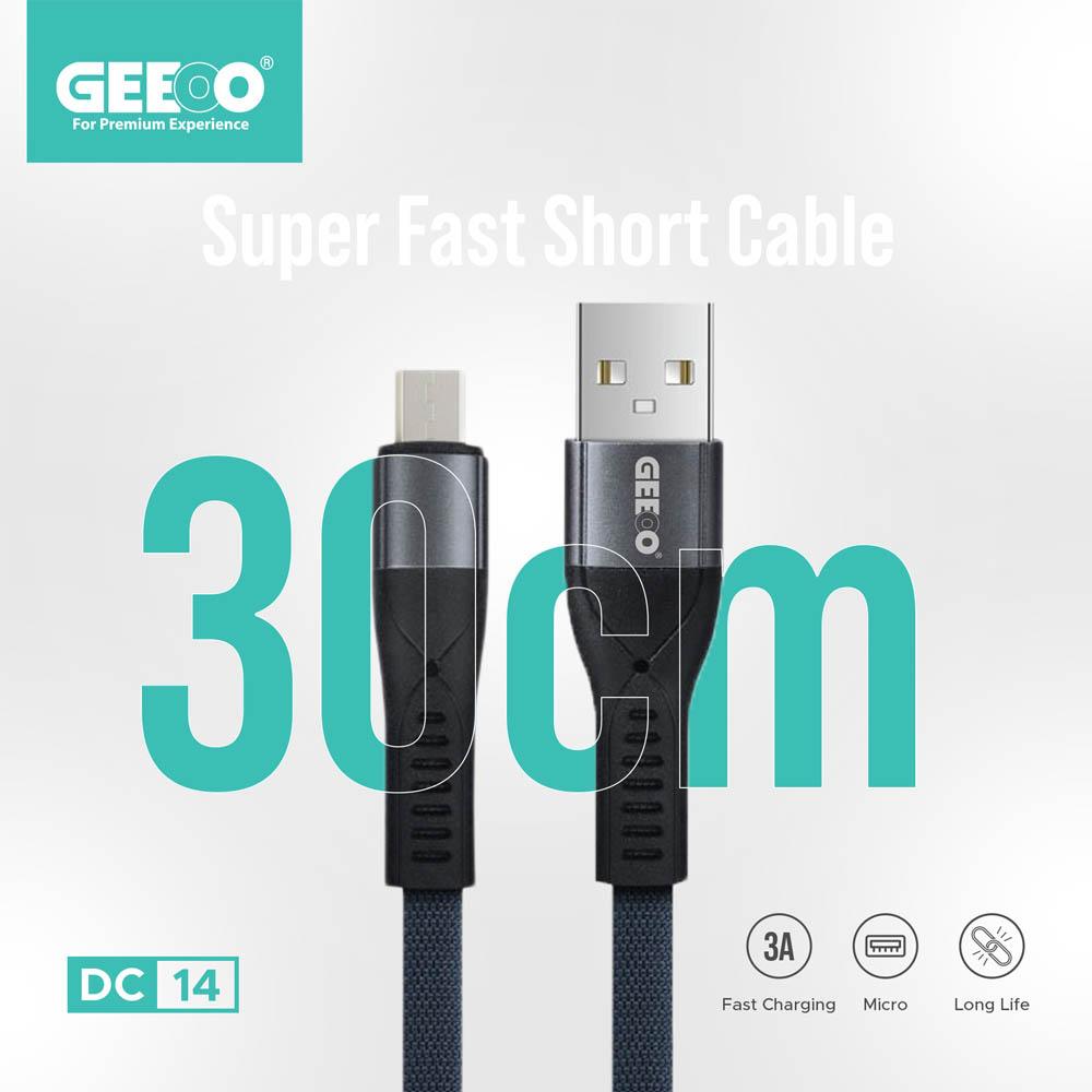 Geeoo Dc 14 3A Micro Usb Short Cable – 30Cm C