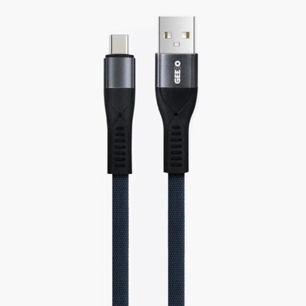 Geeoo DC 15 3A Type C Short Charging Data Cable – 30cm a