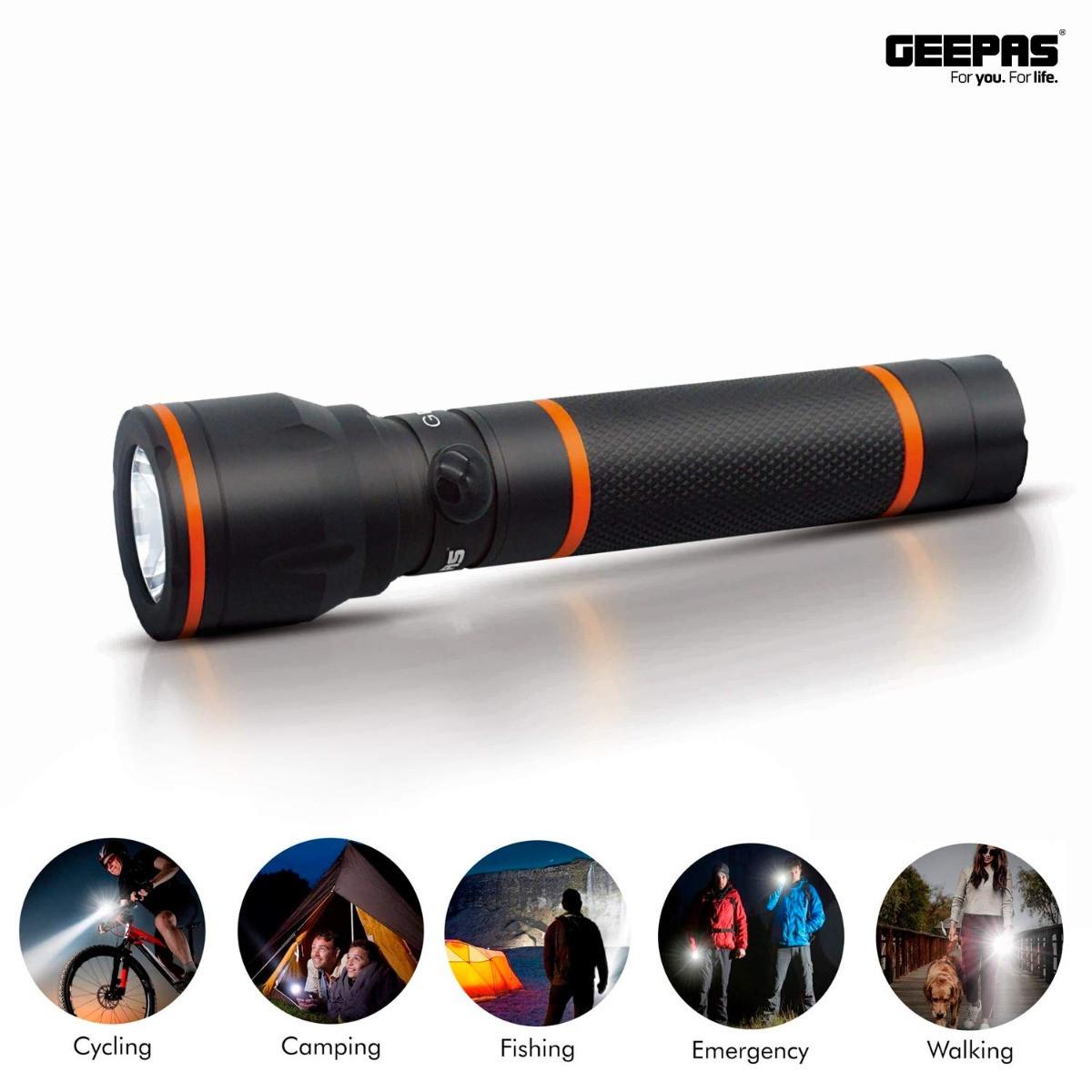 Geepas Gfl4659N Rechargeable Led Flashlight B